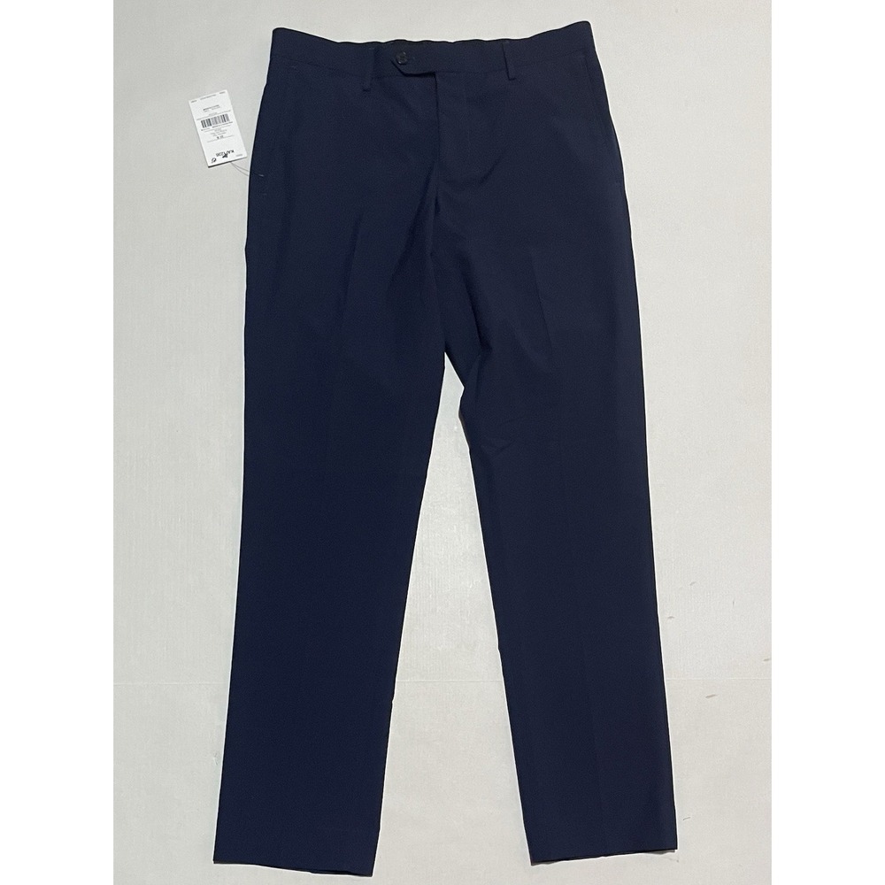 Next‎ Tailoring Mens Trousers Size 31R X 31 Slim Fit Navy Dress Pants Casual